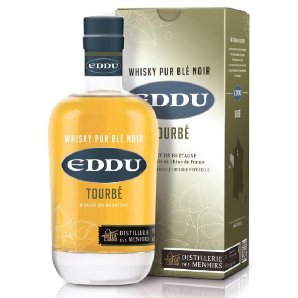 Whisky Eddu Tourbé - Distillerie des Menhirs - Pur Blé Noir