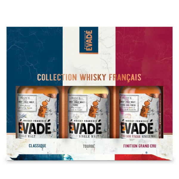 Coffret Whisky Français Évadé 3x20cl