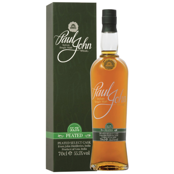 Whisky Paul John Peated Select Cask - Single Malt Indien Tourbé - Brut de fût