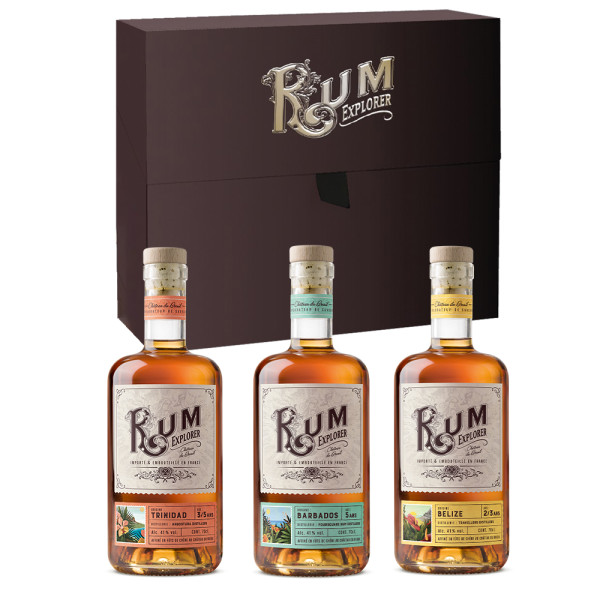 Coffret Rum Explorer - Coffret Voyage aux Caraïbes