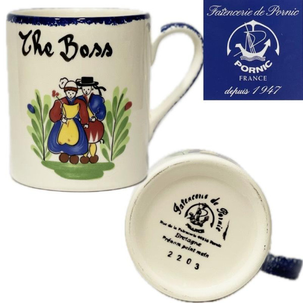 Tasse-Mug Prénom Breton - Faiencerie de Pornic