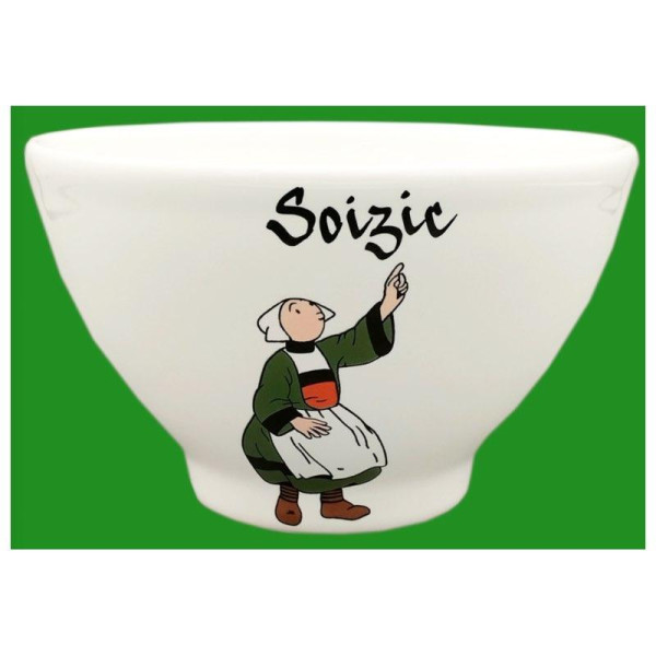 Bol Prénom Breton Bécassine - Faiencerie de Pornic