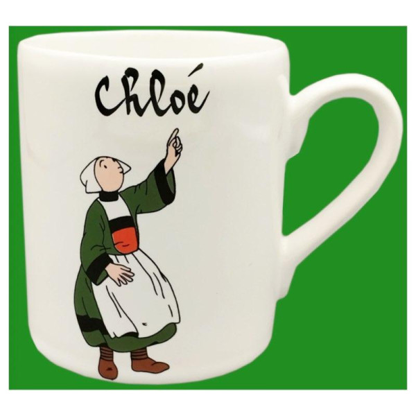 Tasse/Mug Prénom Breton Bécassine - Faiencerie de Pornic